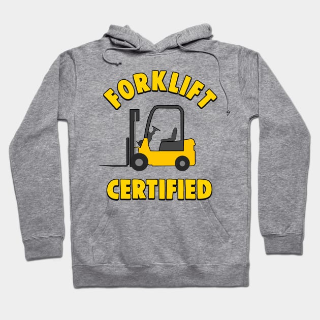 Forklift Memes: Forklift Operator Certification Meme Hoodie by Barnyardy